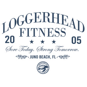 LOGGERHEAD FITNESS - SORE TODAY. STRONG TOMORROW. - WOMEN'S FITTED T-SHIRT - PTM3GQ Design
