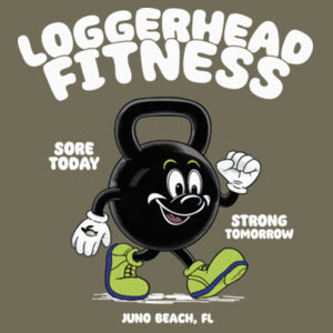 LOGGERHEAD FITNESS - TINY TITAN - WOMEN'S FITTED TANK TOP - $3BN14S$ Design