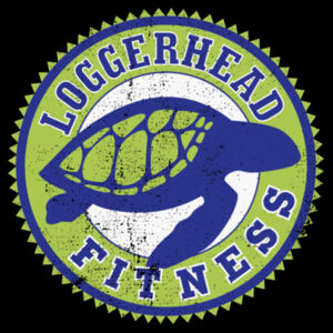 LOGGERHEAD FITNESS - WORK HARDER - UNISEX ZIPPER HOODIE - $DPGH47$ Design