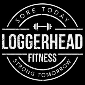 LOGGERHEAD FITNESS - BADGE - WOMEN'S FITTED T-SHIRT - $1J5XHS$ Design