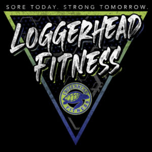 LOGGERHEAD FITNESS - TRIANGLE - WOMEN'S CROPPED T-SHIRT - $G2T15X$ Design