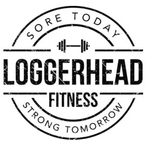 LOGGERHEAD FITNESS - BADGE - WOMEN'S CROPPED T-SHIRT - $8DTE37$ Design