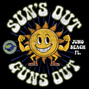 LOGGERHEAD FITNESS - SUN'S OUT GUNS OUT - PREMIUM T-SHIRT - TZP478 Design