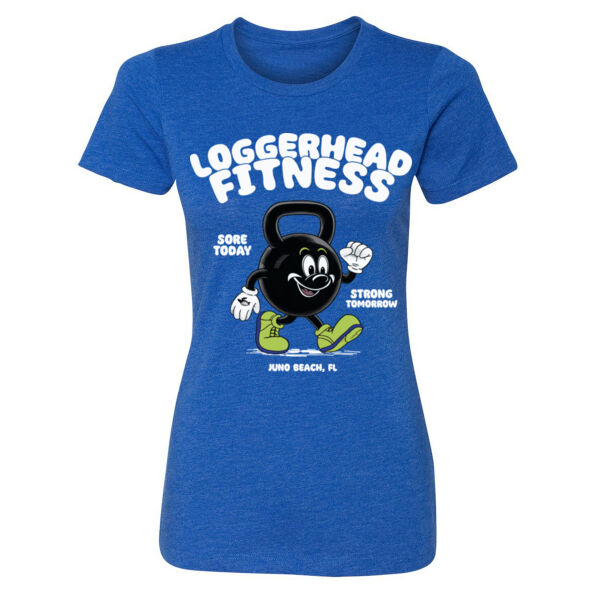LOGGERHEAD FITNESS - TINY TITAN - WOMEN'S FITTED T-SHIRT - $A8J9K7$ Thumbnail