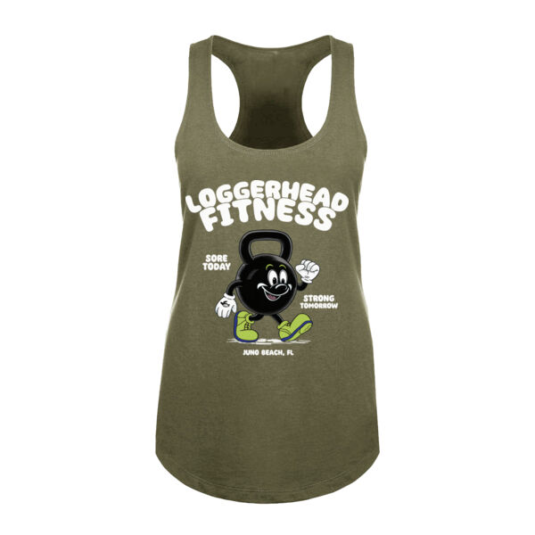 LOGGERHEAD FITNESS - TINY TITAN - WOMEN'S FITTED TANK TOP - $3BN14S$ Thumbnail