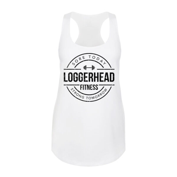 LOGGERHEAD FITNESS - BADGE - WOMEN'S FITTED TANK TOP - $H2GSF6$ Thumbnail
