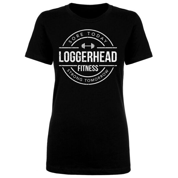 LOGGERHEAD FITNESS - BADGE - WOMEN'S FITTED T-SHIRT - $1J5XHS$ Thumbnail