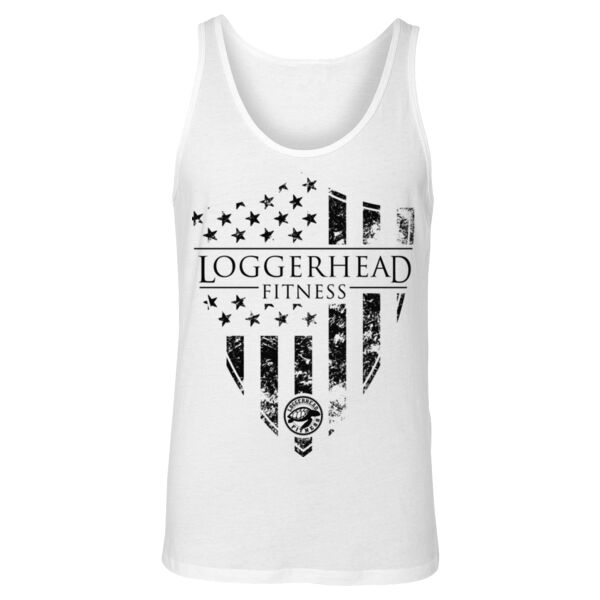 LOGGERHEAD FITNESS - SHIELD FLAG - PREMIUM TANK TOP- UCKTA5 Thumbnail
