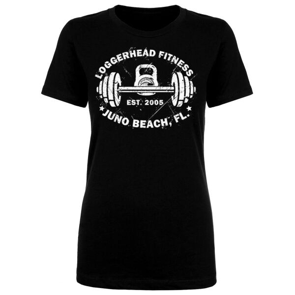 LOGGERHEAD FITNESS - VINTAGE - WOMEN'S FITTED T-SHIRT - $5E8CAM$ Thumbnail