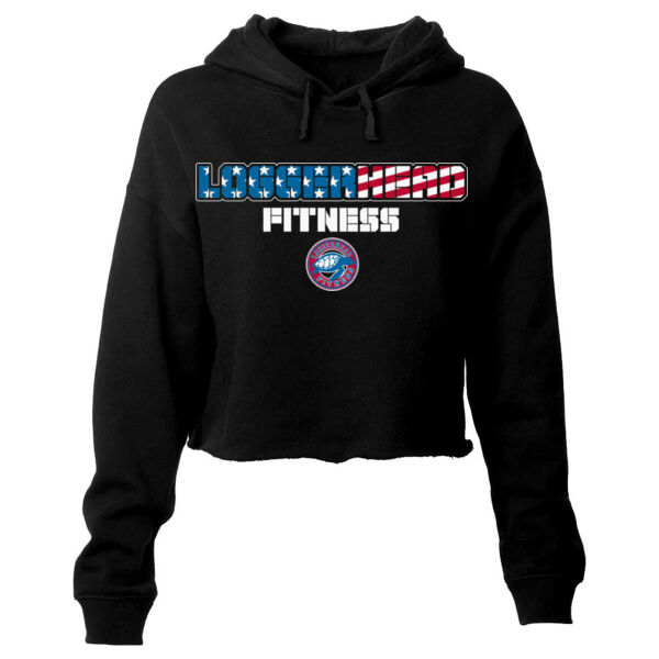 LOGGERHEAD FITNESS - PATRIOT - WOMEN'S CROPPED HOODIE - $1PBHZN$ Thumbnail