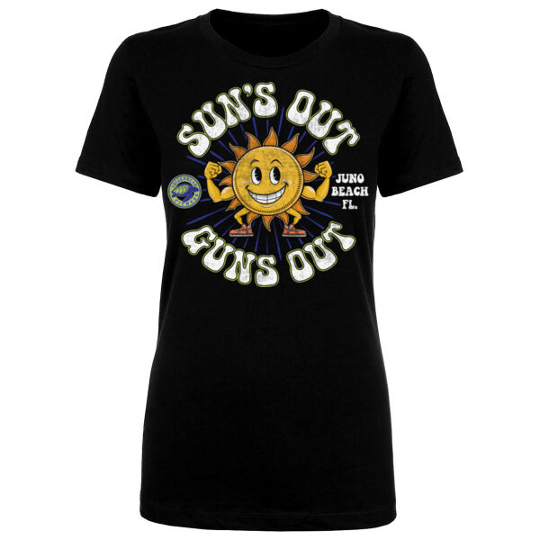 LOGGERHEAD FITNESS - SUN'S OUT GUNS OUT - WOMEN'S FITTED T-SHIRT - N14ZEX Thumbnail